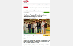 Championnat de judo adapté à Challans